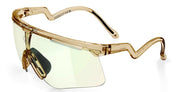 Ottica Mondello Roma - Alba Optics - 8050054517636 - DELTA - SMOKE GLOSSY / VZUM F-LENS BTL - Tr90 - shape Mask - brown - EYEWEAR - SUNGLASSES - Unisex,Uomo,Donna,Women,Men - lens blue green - Made In Italy