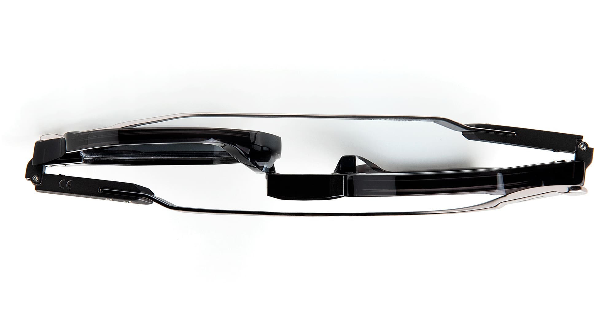 Ottica Mondello Roma - Movitra - CLIMAX 04-C2 S - Climax 04 - C2 Crystal Black / Light Blue Lens - Acetate, metal - shape Octagonal - Black - EYEWEAR - SUNGLASSES - Uomo,Men - lens light blue - Made In Italy