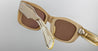 Ottica Mondello Roma - Jacques Marie Mage - JMMCO-15F - CORNICHE - CHATEAU - Acetate - shape Squared - beige - EYEWEAR - SUNGLASSES - Donna,Women - lens Brown - Made In Japan