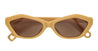 Ottica Mondello Roma - Jacquemus - JAC42C7SUN - BAMBINO - BANANA / BROWN LENS - Acetate - shape Diamond - yellow - EYEWEAR - SUNGLASSES - Donna,Women - lens Brown - Made In Japan