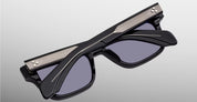Ottica Mondello Roma - Jacques Marie Mage - JMMMLX-58 - MOLINO 55 - RAVEN - Acetate - shape Rectangular - Black - EYEWEAR - SUNGLASSES - Unisex,Uomo,Donna,Women,Men - lens Grey - Made In Japan