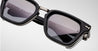 Ottica Mondello Roma - Jacques Marie Mage - JMMBD-10Y1 - DECADE COLLECTION: BORODINO - DECADE - Acetate - shape Squared - Black - EYEWEAR - SUNGLASSES - Uomo,Men - lens silver - Made In Japan