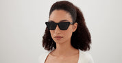 Ottica Mondello Roma - Saint Laurent - SL M103-005 - SL M103-005 - BLACK - Acetate - shape Cat-eye - Black - EYEWEAR - SUNGLASSES - Donna,Women - lens Grey - Made In Italy