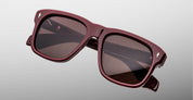 Ottica Mondello Roma - Jacques Marie Mage - JMMYV-R7 - YVES - BORDEAUX - Acetate - shape Squared - burgundy - EYEWEAR - SUNGLASSES - Unisex,Uomo,Donna,Women,Men - lens Brown - Made In Japan