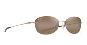 Ottica Mondello Roma - Maui Jim - MJ0373S-003 - KAILA - MATTE LIGHT GOLD / HLC BRONZE LENS  - Metal - shape Oval - Gold - EYEWEAR - SUNGLASSES - Unisex,Uomo,Donna,Women,Men - lens bronze - Made In Japan