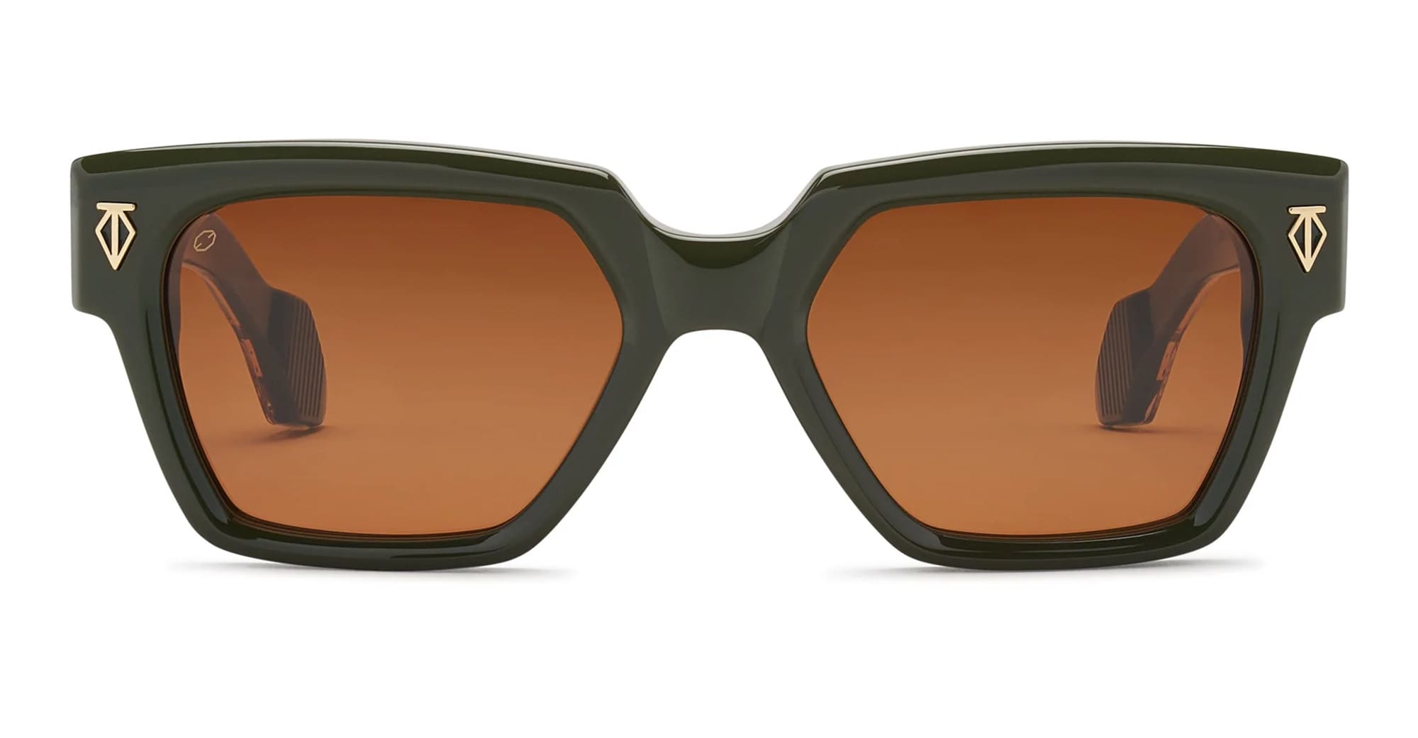 Ottica Mondello Roma - T HENRI - UAR - UTOPIA - BRIGADE - Acetate - shape Squared - green - EYEWEAR - SUNGLASSES - Uomo,Men - lens bronze - Made In Japan
