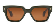 Ottica Mondello Roma - T HENRI - UAR - UTOPIA - BRIGADE - Acetate - shape Squared - green - EYEWEAR - SUNGLASSES - Uomo,Men - lens bronze - Made In Japan