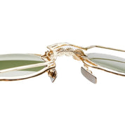 Ottica Mondello Roma - Kuboraum - KRSZ50GD000000GG - MASK Z50 GD - GOLD - metal, acetate - shape Round - Gold - EYEWEAR - SUNGLASSES - Unisex,Uomo,Donna,Women,Men - lens Green - Made In Italy