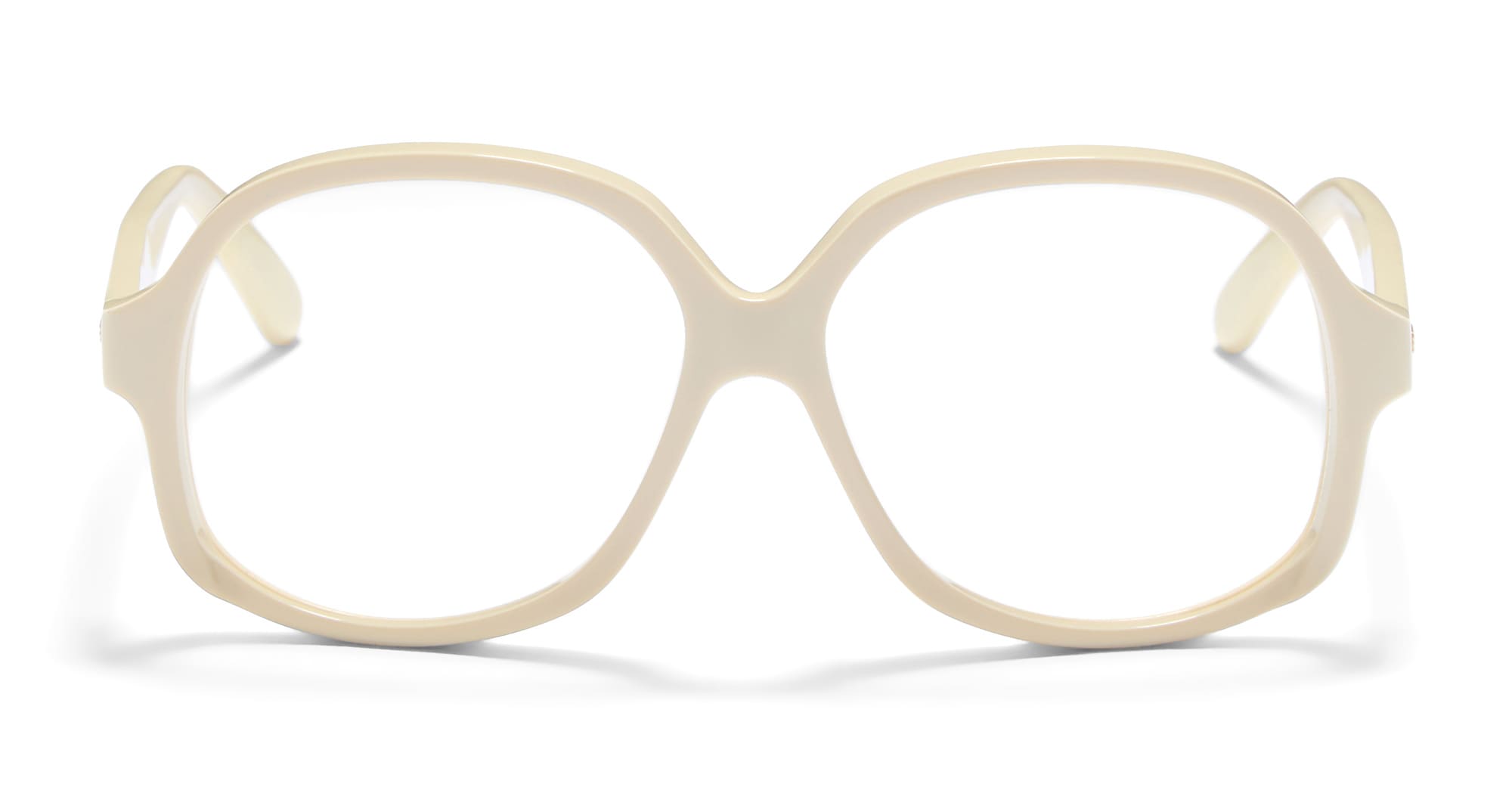 Ottica Mondello Roma - Valentino - VLX-177C-59 - VLX-177C - IVORY / V-LIGHT GOLD RX - Acetate - shape Round - white, gold - EYEWEAR - EYEGLASSES - Donna,Women - lens Clear - Made In Japan