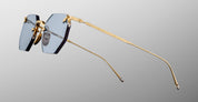 Ottica Mondello Roma - Jacques Marie Mage - JMMEO-19H - EL DORADO - CIEL - beta titanium - shape Octagonal - Gold - EYEWEAR - SUNGLASSES - Unisex,Uomo,Donna,Women,Men - lens Blue - Made In Japan