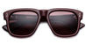 Ottica Mondello Roma - Jacques Marie Mage - JMMYV-R12 - EPOXY II: YVES - CASSIS - Acetate - shape Squared - burgundy - EYEWEAR - SUNGLASSES - Unisex,Uomo,Donna,Women,Men - lens burgundy - Made In Japan