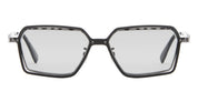 Ottica Mondello Roma - Kuboraum - KRSH15RH0000004G  - MASK H15 - GUNMETAL - Metal - shape Rectangular - grey - EYEWEAR - SUNGLASSES - Unisex,Uomo,Donna,Women,Men - lens light grey - Made In Italy