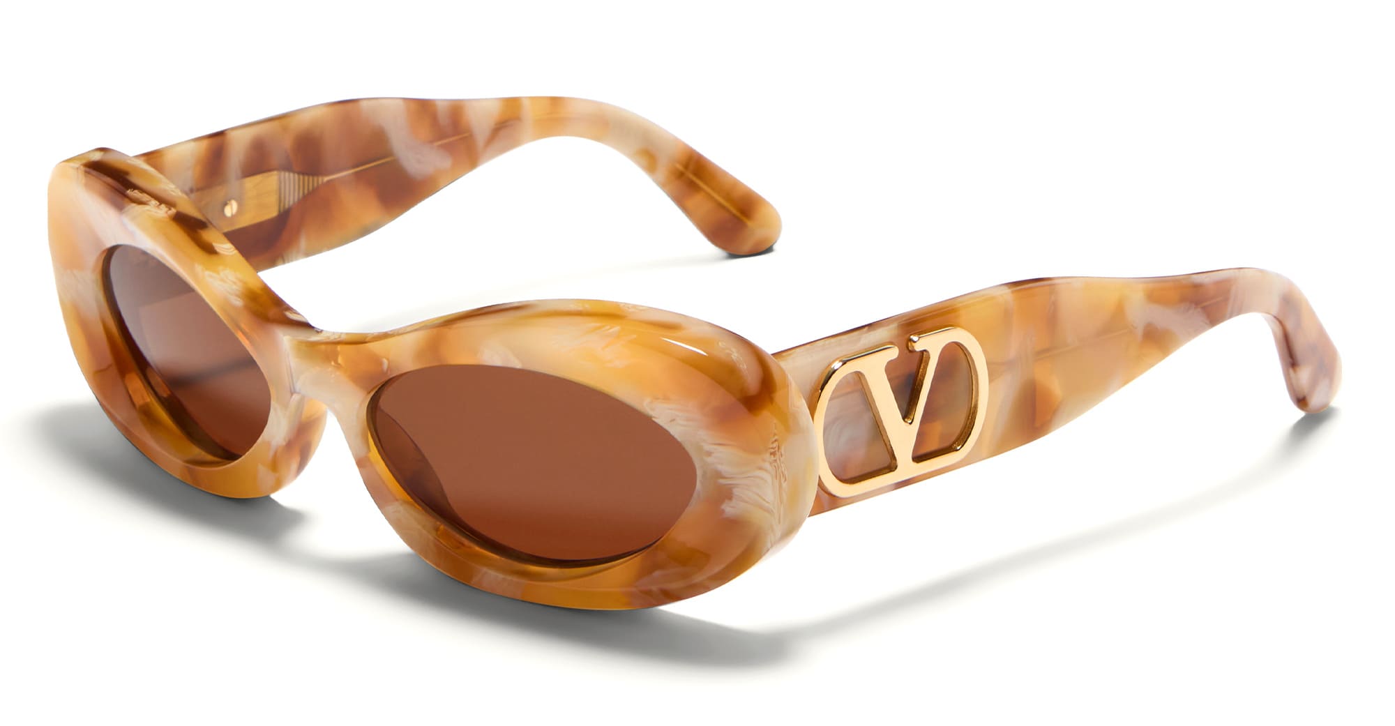 Ottica Mondello Roma - Valentino - VLS-178D-57 - VLS-178D - HAVANA HONEY - Acetate - shape  -  - EYEWEAR - SUNGLASSES - Donna,Women - lens  - Made In Japan
