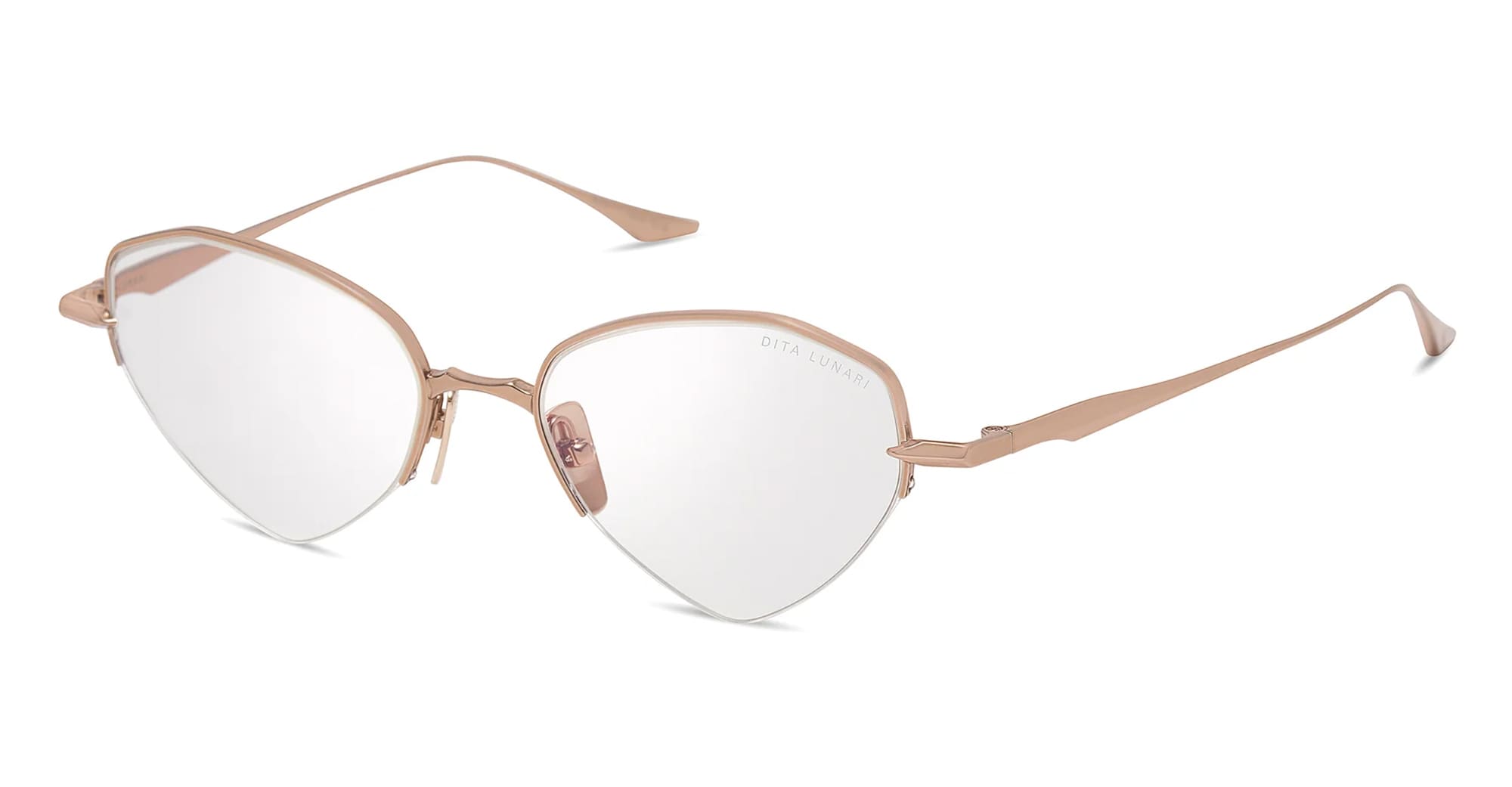 Ottica Mondello Roma - DITA - DTX193-A-01 - LUNARI - ROSE GOLD RX - Titanium - shape Cat-eye - rose gold - EYEWEAR - EYEGLASSES - Unisex,Uomo,Donna,Women,Men - lens Clear - Made In Japan