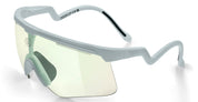 Ottica Mondello Roma - Alba Optics - 8050054517728 - DELTA - ICE / VZUM F-LENS BTL - Tr90 - shape Mask - grey - EYEWEAR - SUNGLASSES - Unisex,Uomo,Donna,Women,Men - lens blue green - Made In Italy
