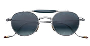 Ottica Mondello Roma - Jacques Marie Mage - JMMDS-17J - DASAN - ATLANTIC - Titanium - shape Aviator - Silver - EYEWEAR - SUNGLASSES - Unisex,Uomo,Donna,Women,Men - lens Gradient blue - Made In Japan
