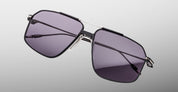 Ottica Mondello Roma - Jacques Marie Mage - JMMJG-19J - JAGGER - CORBAU - Titanium - shape Aviator - Black - EYEWEAR - SUNGLASSES - Unisex,Uomo,Donna,Women,Men - lens Grey - Made In Japan