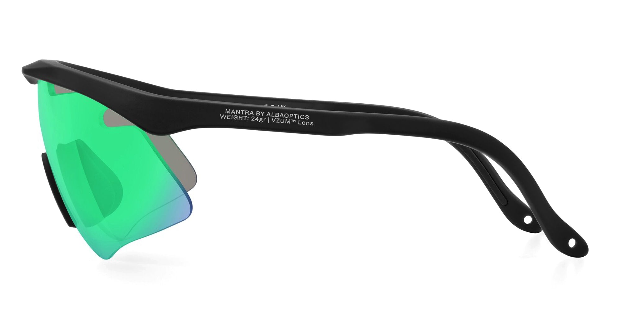 Ottica Mondello Roma - Alba Optics - 8050054516394 - MANTRA - BLACK / VZUM F-LENS BTL - Tr90 - shape Mask - Black - EYEWEAR - SUNGLASSES - Unisex,Uomo,Donna,Women,Men - lens blue green - Made In Italy