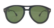 Ottica Mondello Roma - Daizo - A-AVR001e-B1-PG01 - JUN - BLACK / GREEN LENS - Acetate - shape Pilot - Black - EYEWEAR - SUNGLASSES - Unisex,Uomo,Donna,Women,Men - lens Green - Made In Japan