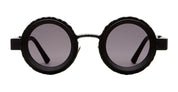 Ottica Mondello Roma - Kuboraum - KRS0Z3BM0000002Y - MASK Z3 BM- BLACK MATT - titanium, acetate - shape Round - Black - EYEWEAR - SUNGLASSES - Unisex,Uomo,Donna,Women,Men - lens Grey - Made In Italy