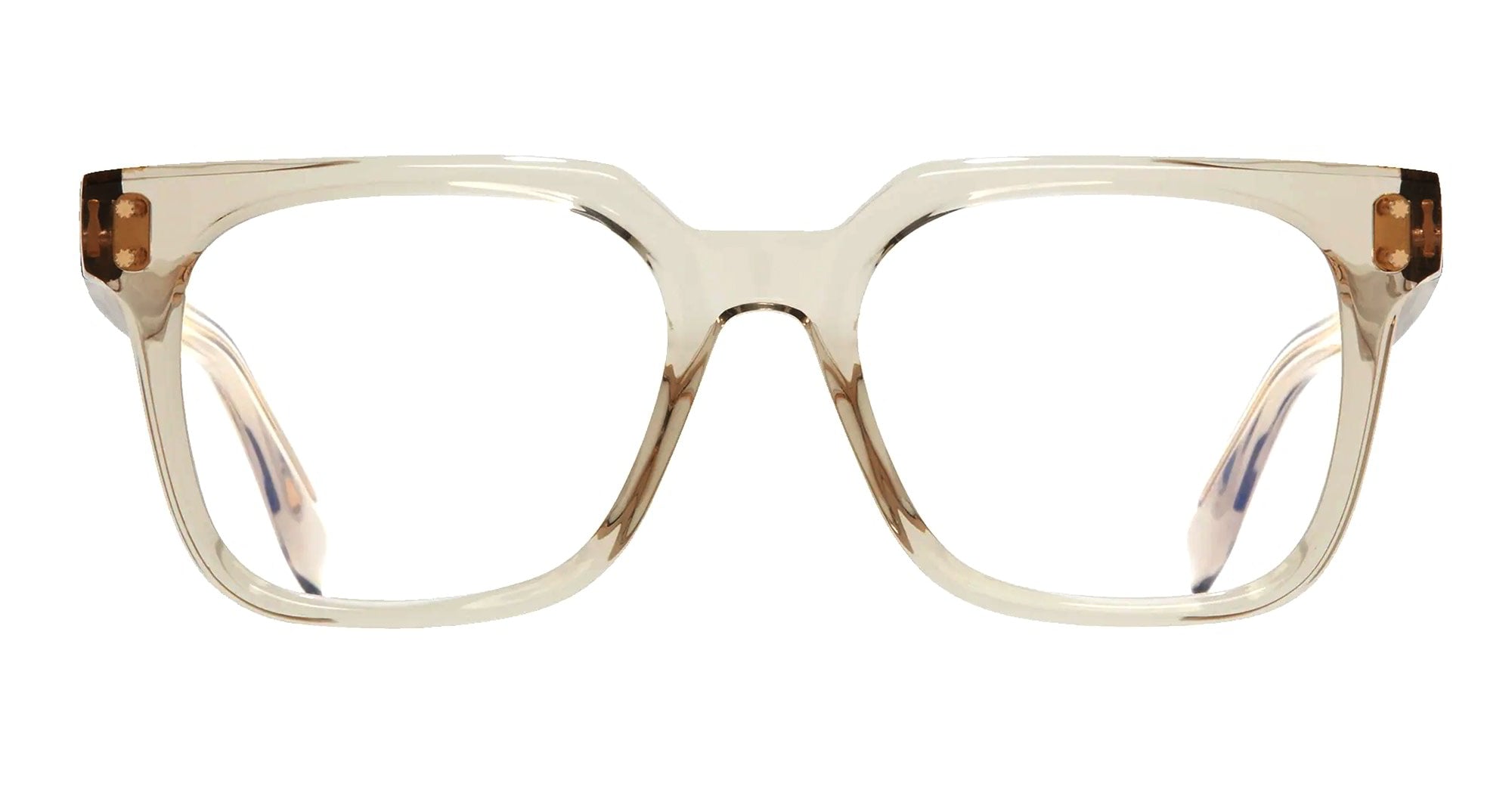 Ottica Mondello Roma - Cutler and Gross - CGOP-9387-53-04 - 9387 - SAND CRYSTAL RX - Acetate - shape Squared - Crystal - EYEWEAR - EYEGLASSES - Unisex,Uomo,Donna,Women,Men - lens Clear - Made In Italy