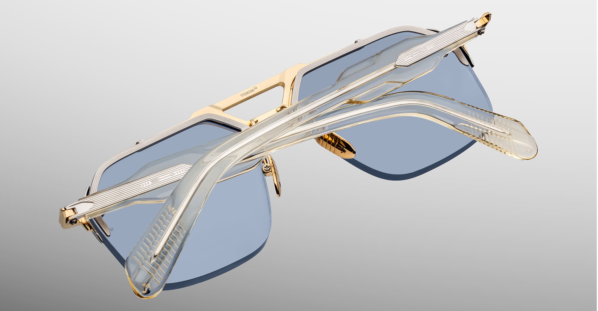 Ottica Mondello Roma - Jacques Marie Mage - JMMSVR-19H - SILVERTON - CIEL - Acetate, titanium - shape  -  - EYEWEAR - SUNGLASSES - Uomo,Men - lens  - Made In Japan