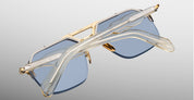 Ottica Mondello Roma - Jacques Marie Mage - JMMSVR-19H - SILVERTON - CIEL - Acetate, titanium - shape  -  - EYEWEAR - SUNGLASSES - Uomo,Men - lens  - Made In Japan