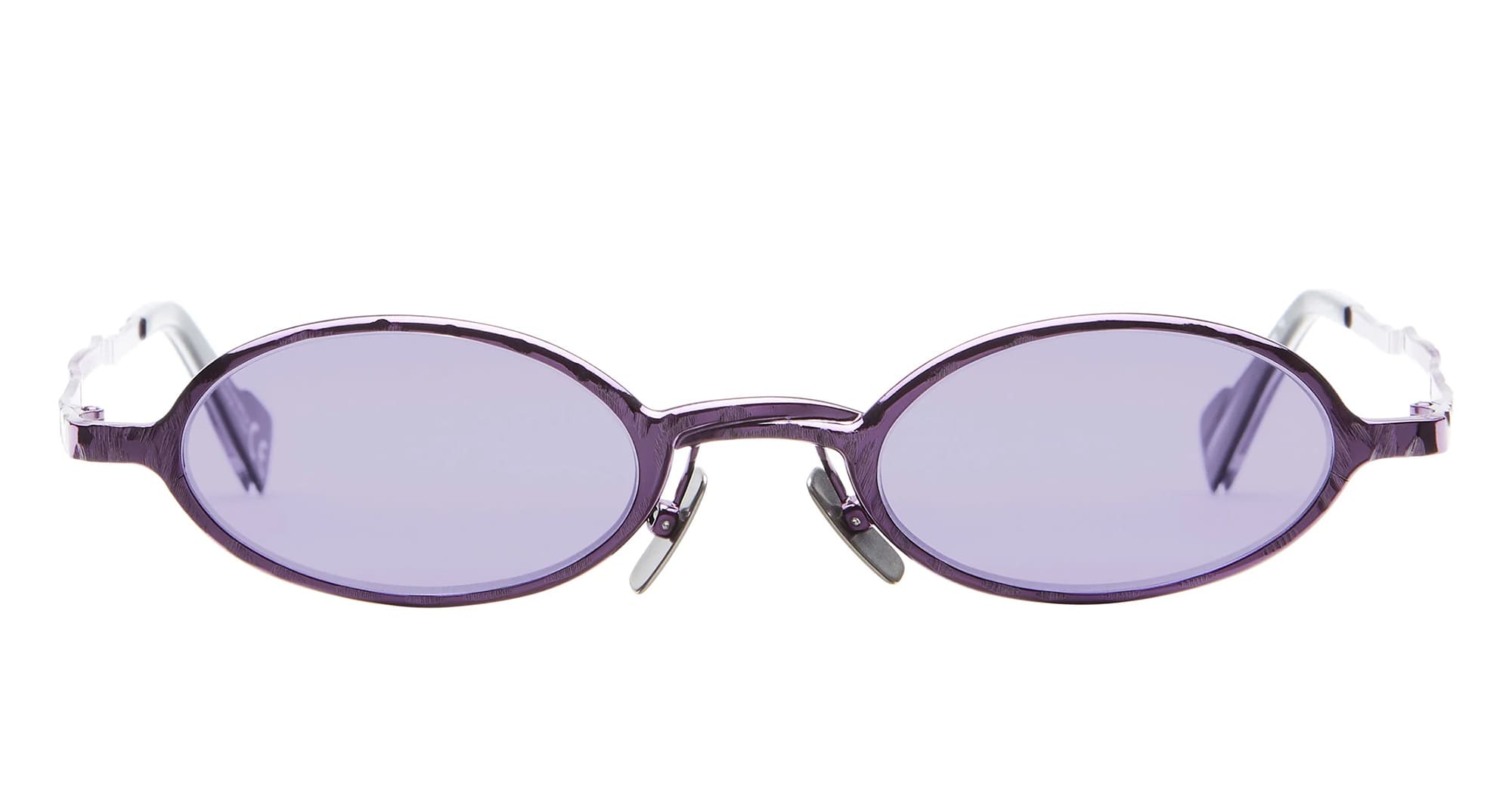 Ottica Mondello Roma - Kuboraum - KRSZ24FX0000002V - MASK Z24 FX - METALLIC FUCHSIA - metal, acetate - shape Oval - fuchsia - EYEWEAR - SUNGLASSES - Unisex,Uomo,Donna,Women,Men - lens violet - Made In Italy