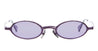 Ottica Mondello Roma - Kuboraum - KRSZ24FX0000002V - MASK Z24 FX - METALLIC FUCHSIA - metal, acetate - shape Oval - fuchsia - EYEWEAR - SUNGLASSES - Unisex,Uomo,Donna,Women,Men - lens violet - Made In Italy