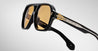 Ottica Mondello Roma - Jacques Marie Mage - JMMWD-17L - LAST FRONTIER VI - WILDHORSE- FALCON - Acetate - shape Navigator - Black - EYEWEAR - SUNGLASSES - Uomo,Men - lens yellow - Made In Japan