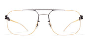 Ottica Mondello Roma - Mykita - 10091628 - REMBERT - BLACK / GLOSSY GOLD RX - stainless steel - shape  - gold, black - EYEWEAR - EYEGLASSES - Unisex,Uomo,Donna,Women,Men - lens  - Made In Germany