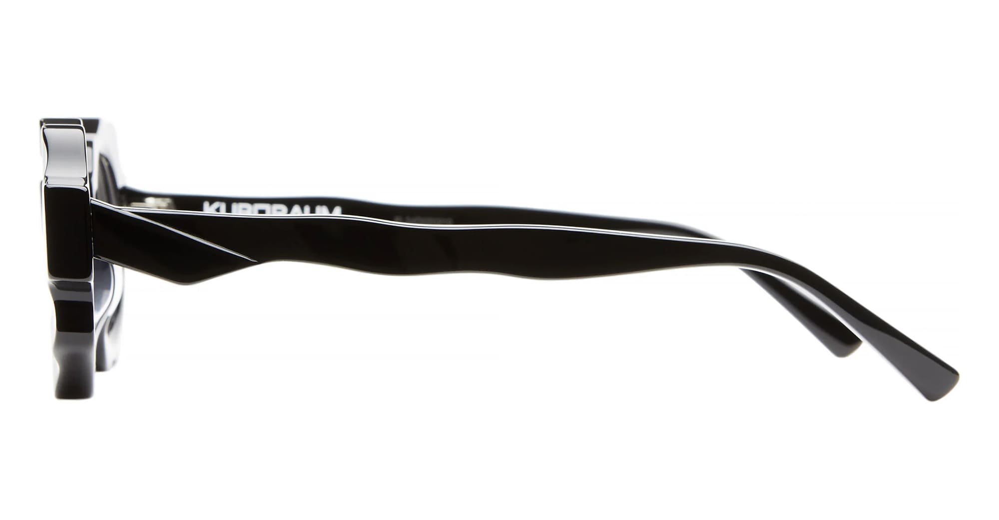 Ottica Mondello Roma - Kuboraum - KRO0G7BS000000OP - MASK G7 - BLACK SHINE RX - Acetate - shape Oval - Black - EYEWEAR - EYEGLASSES - Donna,Women - lens Clear - Made In Italy