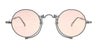 Ottica Mondello Roma - Matsuda - 10601H.SG.RTM.45 - 10601H - RUTHENIUM / CAFE PINK - Titanium - shape Round - dark grey - EYEWEAR - SUNGLASSES - Uomo,Men - lens Pink - Made In Japan