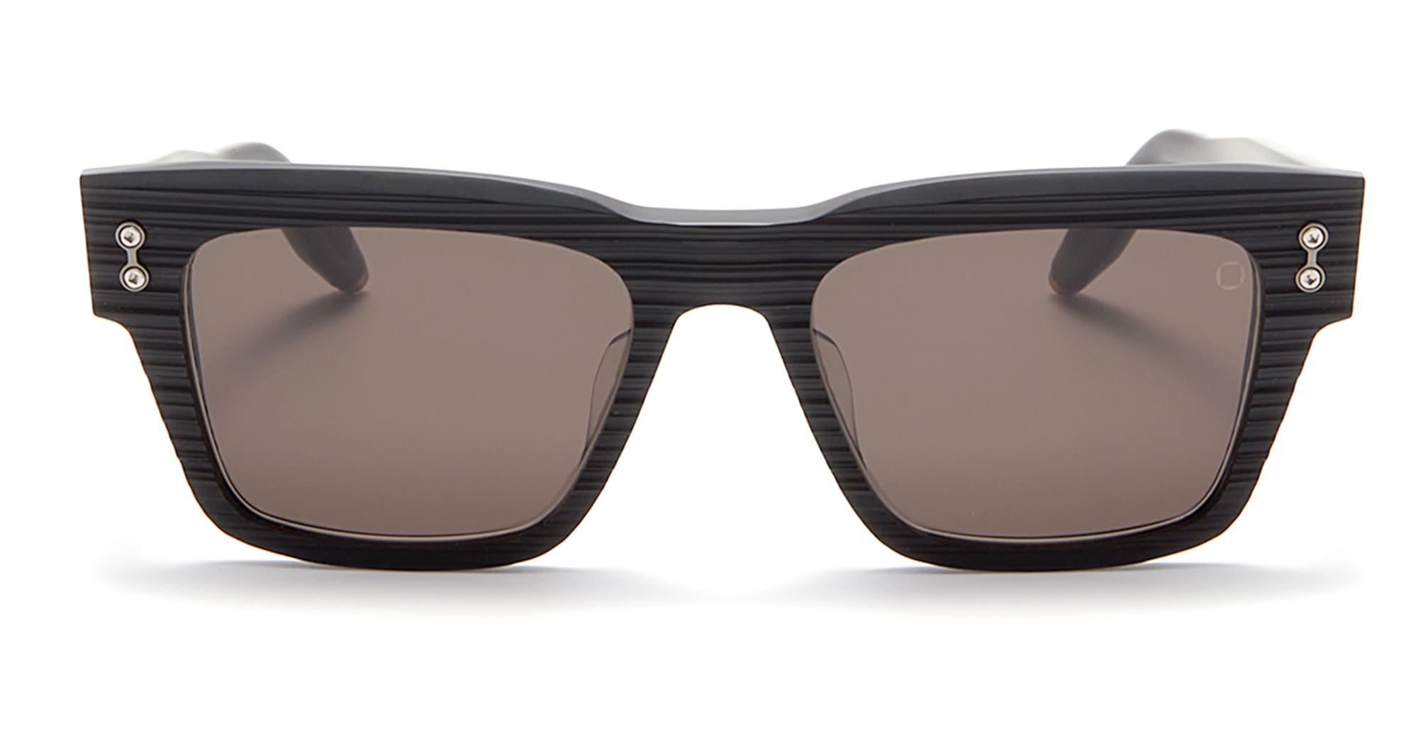  SCRAPED - 54 - Acetate - shape Squared - Olive - EYEWEAR - SUNGLASSES - Unisex,Uomo,Donna,Women,Men - lens dark grey - Made In Japan