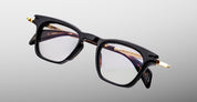 Ottica Mondello Roma - Jacques Marie Mage - JMMKENRX-15A - KENNEDY - NOIR 15 RX - Acetate - shape Panto - Black - EYEWEAR - EYEGLASSES - Unisex,Uomo,Donna,Women,Men - lens Clear - Made In Japan