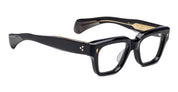 Ottica Mondello Roma - Jacques Marie Mage - JMMFERX-18V - FELLINI - VENOM RX - Acetate - shape Squared - Black - EYEWEAR - SUNGLASSES - Unisex,Uomo,Donna,Women,Men - lens Clear - Made In Japan