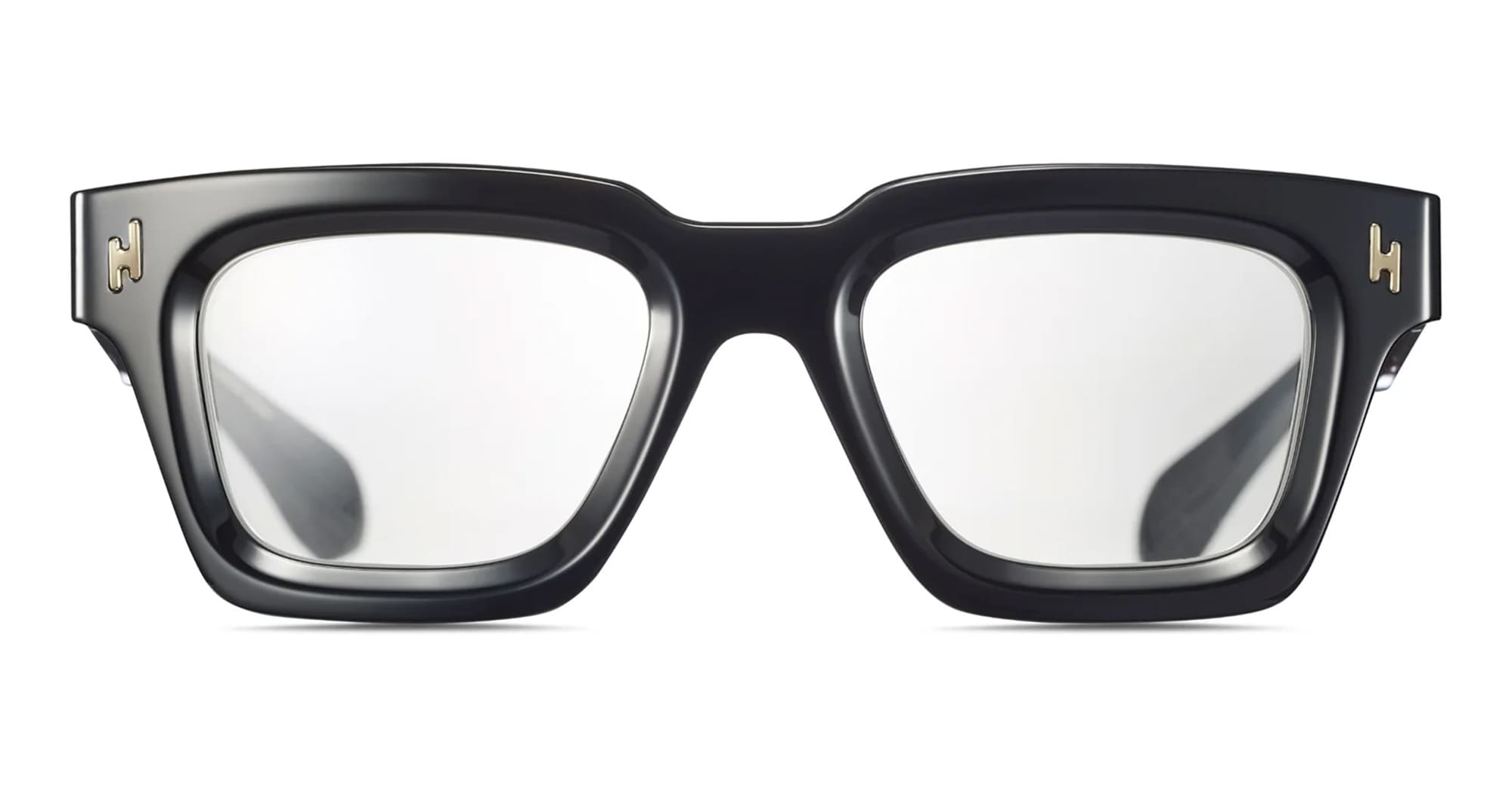 Ottica Mondello Roma - Tanabiku - DT-03B - SUISEN - BLACK - Acetate - shape Squared - Black - EYEWEAR - EYEGLASSES - Unisex,Uomo,Donna,Women,Men - lens Clear - Made In Japan