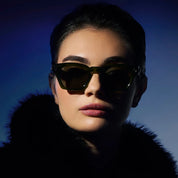 Ottica Mondello Roma - T HENRI - GYAT - GYRA - TREFOIL - Acetate - shape Panto - green - EYEWEAR - SUNGLASSES - Unisex,Uomo,Donna,Women,Men - lens Green - Made In Japan