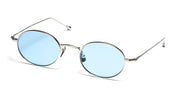 Ottica Mondello Roma - Peter and May - TT14SBB - TT14 MON REVE - SILVER / BEIN BLUE - Titanium - shape Oval - Silver - EYEWEAR - SUNGLASSES - Unisex,Uomo,Donna,Women,Men - lens Blue - Made In Japan