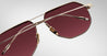 Ottica Mondello Roma - Jacques Marie Mage - J-ESN-JG-S4022-OS - REYNOLD - CHAMPAGNE - Titanium - shape Aviator - light gold - EYEWEAR - SUNGLASSES - Uomo,Men - lens red - Made In Japan