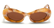 Ottica Mondello Roma - Valentino - VLS-178D-57 - VLS-178D - HAVANA HONEY - Acetate - shape  -  - EYEWEAR - SUNGLASSES - Donna,Women - lens  - Made In Japan