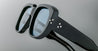 Ottica Mondello Roma - Jacques Marie Mage - JMMKB-6W - KOBO - TITAN - Acetate - shape Oval - Black - EYEWEAR - SUNGLASSES - Unisex,Uomo,Donna,Women,Men - lens azure blue - Made In Japan