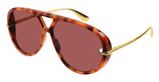 Ottica Mondello Roma - Bottega Veneta - BV1274S-003 - BV1274S-002 - HAVANA / GOLD - Acetate, metal - shape  - havana, gold - EYEWEAR - SUNGLASSES - Donna,Women - lens  - Made In Japan