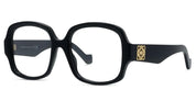 Ottica Mondello Roma - Loewe - LW50103I53001 - Anagram Black Square Eyeglasses - Acetate - shape  - Black - EYEWEAR - EYEGLASSES - Donna,Women - lens  - Made In Italy