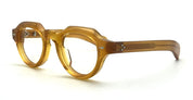 Ottica Mondello Roma - Jacques Marie Mage - J-ERX-KM-15K-OS - KELLERMAN - HONEY RX - Acetate - shape Round - cream - EYEWEAR - EYEGLASSES - Uomo,Men - lens Clear - Made In Japan