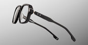 Ottica Mondello Roma - Jacques Marie Mage - JMMOT-88 - DOMOTO - BLACK RX - Acetate - shape Squared - Black - EYEWEAR - SUNGLASSES - Unisex,Uomo,Donna,Women,Men - lens Clear - Made In Japan