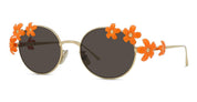 Ottica Mondello Roma - Loewe - LW40173U5130F - SIGNATURE LW40173U - GOLD / ORANGE - Metal - shape Oval - Gold - EYEWEAR - SUNGLASSES - Donna,Women - lens Brown - Made In Italy