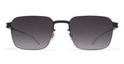 Ottica Mondello Roma - Mykita - 10300571 - ARVIN - Silver / Indigo / Dusk Gradient Lens - stainless steel - shape Squared - Silver, blue - EYEWEAR - SUNGLASSES - Unisex,Uomo,Donna,Women,Men - lens Gradient grey - Made In Germany