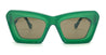 Ottica Mondello Roma - Loewe - LW40145I5296E - LW40145I - GREEN - Acetate - shape Cat-eye - green - EYEWEAR - SUNGLASSES - Donna,Women - lens Grey - Made In Italy