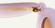 Ottica Mondello Roma - Paloceras - pebble-lilac-dream-sx - PEBBLE - LILAC DREAM SX - Acetate - shape Squared - violet - EYEWEAR - SUNGLASSES - Unisex,Uomo,Donna,Women,Men - lens Brown - Made In China